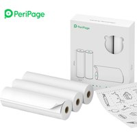 PeriPage 107mm/77mm/56mm Thermal Paper Roll BPA-Free Non-adhesive Receipt Printing Paper Waterproof Oil-proof Friction-proof