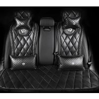 High Quality Leather Universal Car Seat Cover Crown Willow Nails Auto Seat Cushions Mats Interior Seats Covers Car Accessories