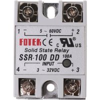 SSR-100 DD Solid State Relay Module 100A 3-32V DC Input 5-60V DC Output Relay