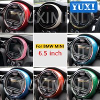 6.5 Inch Car Center Display Ring Decorative Cover Protection Sticker For BMW MINI ONE Cooper S F55 F56 F57 Interior Accessories