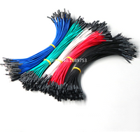 50pcs DIY Electronic Kit Breadboard Dupont Cable For Arduino 20cm 2.54mm Line Male Female Dupont Jumper Wire Cable 1P Connector