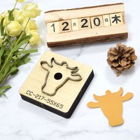 Handmade Cow Head Leather Die Cut, Laser Mold Punch Tool, Suitable for Common Die-Cutting Machines
