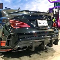 For Mercedes - Benz CLA CLASS W117 CLA45 Carbon Fiber Rear Trunk Spoiler Wing 2013 2014 2015 2016