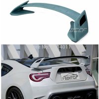 Car Styling FRP fiberglass +carbon Fiber Unpainted Color Rear Spoiler Wing Trunk Boot Lid Cover For Toyota GT86 For Subaru BRZ