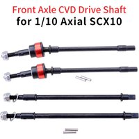4PCS Hartstahl Vorder- und Hinterachse CVD Antriebswelle Dogbone für 1/10 Axial SCX10 Rc Crawler Upgrade Option Teile Hop-Up