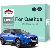 LED Interior Light Bulb Kit For Nissan Qashqai J10 J11 J12 2007-2020 2021 2022 2023 Car Map Dome Vehicle Lamp Canbus No Error