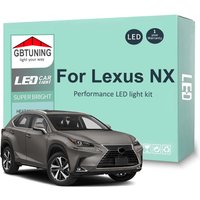 8Pcs LED Interior Light Bulb Kit For Lexus NX NX200 NX200t NX300h 2014 2015 2016 2017 Car Map Dome Trunk Lamp Canbus Error Free