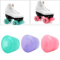 1Pcs PU Roller Skate Toe Stop Anti Slip Brake Block Pad Replacement Parts for Inline Skates Outdoor Skating Training Accessory