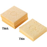 Soldering Iron Yellow Sponge Solder Tip Cleaning Sponges Cleaner Pads Soldering Accessories BGA Rework Tools