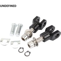 Motorcycle Foot Peg Mount Supports Footrest Mounting Clevis Hardware Kit for Harley Softail FXST Low Rider Sport Glide FXR Black