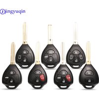 Jingyuqin-Coque de clé de voiture à distance pour Toyota Camry, Avalon, CorTrustMatrix, RAV4, Venza Yadditif, 3 + 1, 4B, 10p