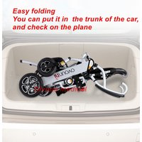 Fashion Ultra-light Folding Intelligent Electric Power Wheelchair For Handicapped