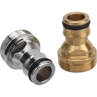 M22 to M24 threaded brass quick coupling garden watering adapter drip irrigation copper hose quick coupling fitting 1pcs