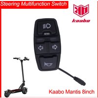 Steering Multifunction Switch Turn Signal Light Control Button Function Original for Kaabo Mantis Wolf GT Electric Scooter Parts