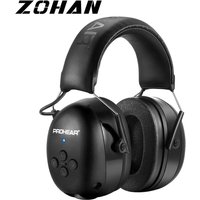 ZOHAN Electronic Headphone 5.0 Bluetooth Earmuffs Hearing Protection Headphones for Music Safety Noise Reduction Charging