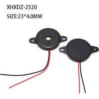 100pcs 2320 passive piezoelectric welding wire buzzer 23 ringing with ear AC low power consumption buzzer with wire