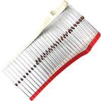 50pcs Zener Diode New Original 1N4732A 1N4732 1N4733A 1N4733 DO-41 1W 4v7 5v1 4.7v 5.1v