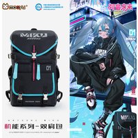 Moeyu Anime Backpack School Shoulder Bag Hatsune Miku Cosplay Men Student Laptop Travel Hiking Casual Rucksack Women‘s’Fashion
