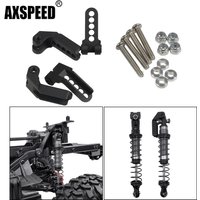 AXSPEED 4Pcs Aluminum Adjustable Front Rear Shock Mount Damper Towers Stand for 1/10 TRX4 TRX-4 RC Crawler Car