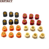 6PC Racing Roller Set Gewicht 20x17mm 9g 11g 13g 15g Für Aprilia Leonardo 125 150 Scarabeo Mot Rotax 200 Roller