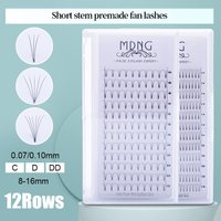 MDNG Wimpern Vorgefertigten Breite Fans 3d/4d/5d/6d/ Short Stem Russische Volumen Profi Wimpern Extensions faux Nerz