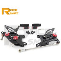 For TRIUMPH SPEED TRIPLE 1050 2005-2010 Motorcycle CNC Adjustable Rearset Rear Set Footrests Foot Rest Pegs Pedal 2006 2007 2008