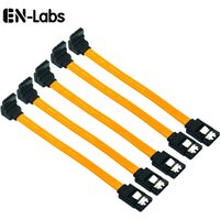 5pcs 10CM SATA 3.0 Harddrive 6Gb/s Serial ATA DATA Cable 90 Angled 180 Connector SATA3 SATAIII 6Gbps Hard Drive Disk,SSD Adapter