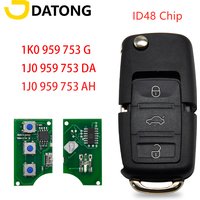 Datong World 1K0959753G 753P 753DA ID48 434Mhz Car Remote Key For VW Volk Swagen Caddy Passat Golf Jetta Tiguan Touran Sirocco