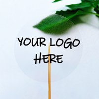 Transparent Custom Sticker Logo Lable Personalized Stickers Packaging Label Baptism Wedding Birthday Design Your Own Sticker