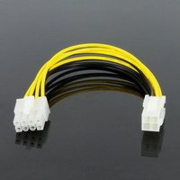 ATX 4 Pin Male to 8 Pin Female EPS Power Cable Cord Adapter PC Motherboard CPU Power Supply Line Extension Cable
