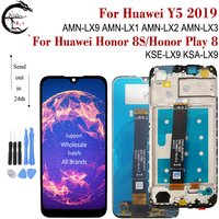 For Honor 8S LCD With Frame KSE-LX9 KSA-LX9 LCD For Huawei Y5 2019 Screen Touch Digitizer AMN-LX9 AMN-LX1 AMN-LX2 AMN-LX3 LCD