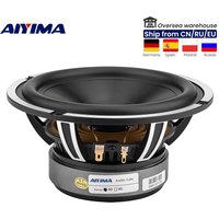 AIYIMA 6.5 Inch Woofer Audio Car Music Speaker Driver Horn 4 Ohm 50W Aluminum Basin Bass Auto Loudspeaker DIY Sound System