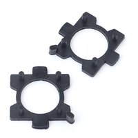 2Pcs H7 LED Headlight Bulbs Adapters Holders Retainers Compatible With Mazda 3 5 6 MX-5 CX-5 CX-7 RX-8 For Opel Honda CRV