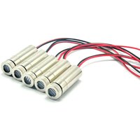5pcs Red Lights 650nm 10mw Dot/Line/Cross Laser Diode Module Alignment Tool Focusable Head DC3V-5V