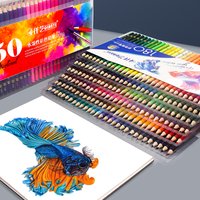 48/120/160/150/180 Professional Oil Color Pencil Soft Wood Watercolor crayon de couleur Drawing pencils School Art Supplies