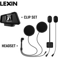 Lexin marque Moto interphone casque et clip métallique accessoires pour lx-b4fm Pro Bluetooth casque interphone prise