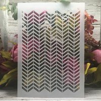 A4 29cm Wavy Geometry Texture DIY Layering Stencils Wall Painting Scrapbook Coloring Embossing Album Decorative Template