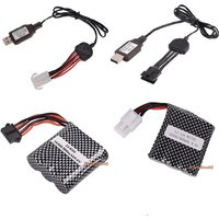 9.6V 800mAh Li-ion battery EL-6P/USB charger for XLH S911 S912 9115 9116 9120 High Power RC Truck RC car Toys 9.6v battery 16500