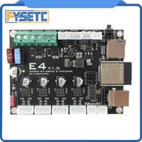 Fysetc E4-Karte mit integriertem Wi-Fi und Bluetooth 4 stücke TMC2209 240MHz 16m Flash 3D-Drucker-Steuerkarte für 3D-Drucker