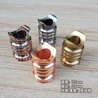 EDC Titanium Alloy Copper Brass Pen holder Cigarette Cigar Holder Outdoor High-grade Decorations Camping EDC Tools 1 Piece