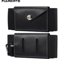FULAIKATE Ultra thin Elastic Waist Belt Phone Bag Men's Mobile Case Pouch Running Sports Outdoor Holster with Card Pocket Sleeve