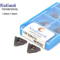 10pcs TGF32R 100-110-115-120-125-130-135-140-145-150-155-160 TGF32L Carbide insert,Cutting inserts,for Grooving Holder CGBR,SGBR