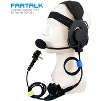 Ft03 taktisches u94 ptt headset mikrofon für vertex standard VX-231 vx131 vx230 vx231 vx261 walkie talkie ft-03 kopfhörer
