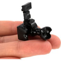1/12 Dollhouse Accessories Miniatures Metal SLR Camera Mini Model Toys for Doll House Decoration