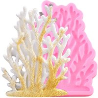 3D Sea Coral Silicone Molds Sugarcraft Fondant Cake Decorating Tools DIY Party Candy Polymer Clay Chocolate Gumpaste Moulds