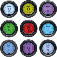 52mm Digital 7 Color Light Car Modification Meter Boost Tachometer Water Oil Temp Pressure Volt Air Fuel Exhaust Gas Rpm Gauge