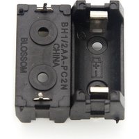 ER14250 3V Batterie Halter 1/2 AA 14250 Batterie Lagerung Box mit pin CR2 Extern Batterien Kunststoff Fall