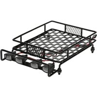 Roof Luggage Rack LED Light Bar for Wrangler Tamiya CC01 Axial SCX10 Aluminum Alloy Luggage Rack Car Roof Rack