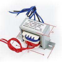 Audio transformer Power Supply Audio Transformer 10W/VA Double/Single Input 220V AC 6V 9V 12V 15V 24V power supply