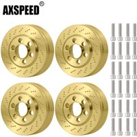 AXSPEED 2pcs Brass Internal Counterweight Balance Weight for RC Car 1.9 2.2 inch Wheel Rim TRX4 Axial SCX10 Wraith Accessories